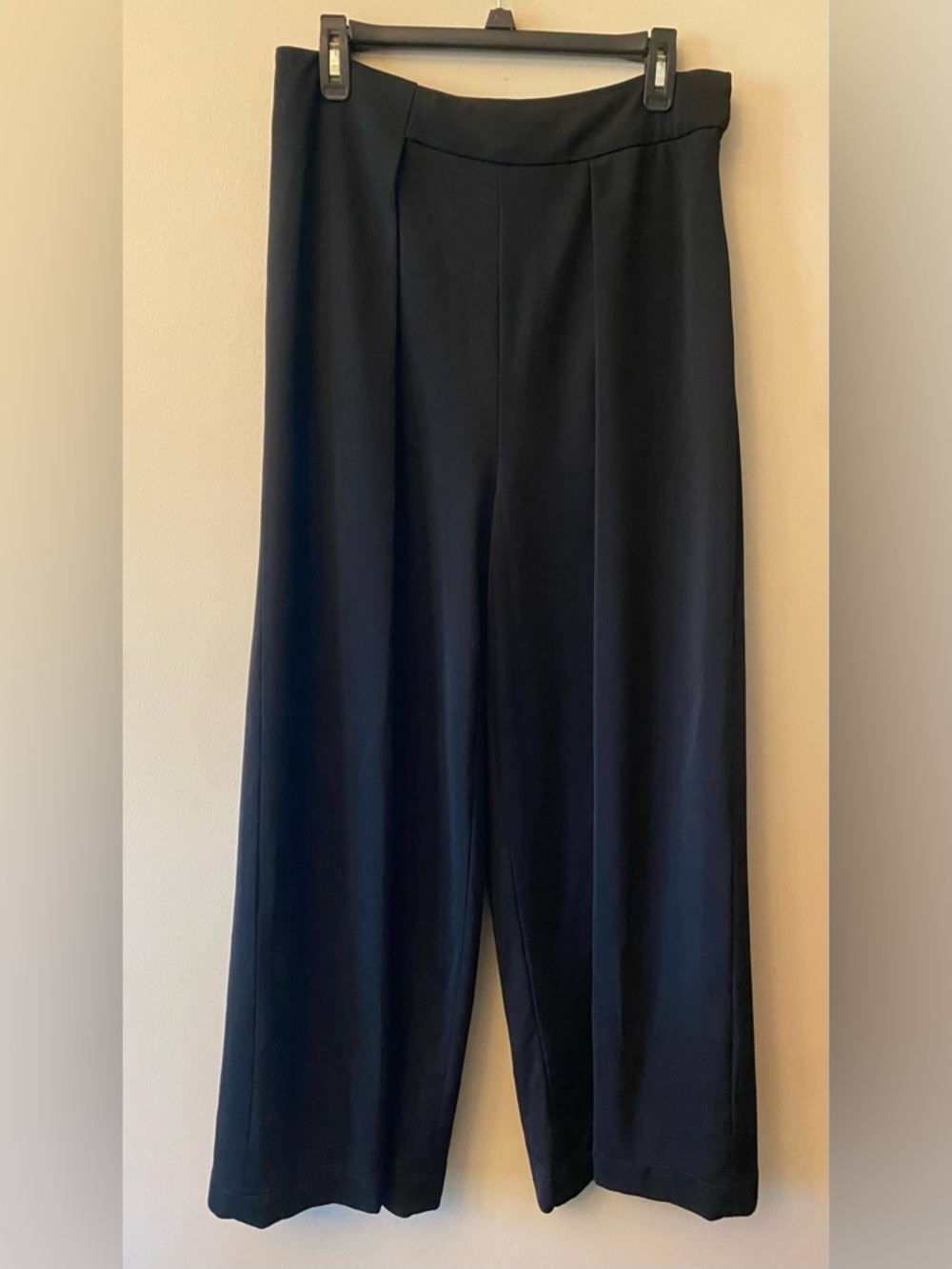 Bishop & Young Wide Leg Women's Pants in Black - Classic Tailored Style